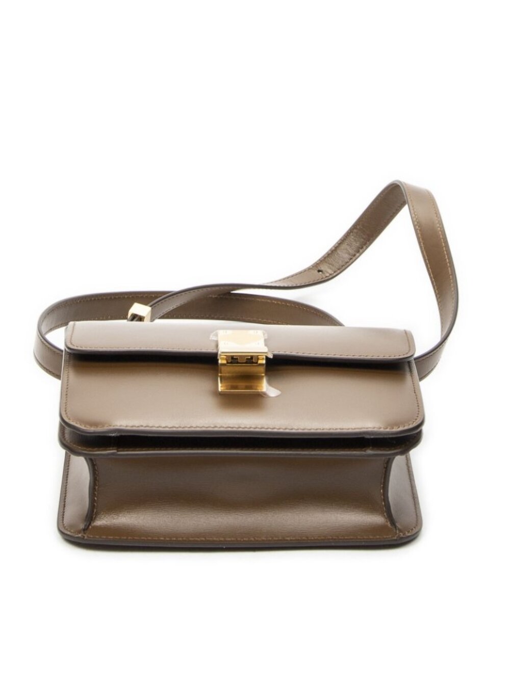 Celine Mini Classic Box Crossbody Brown Smooth Calfskin - Picture 6 of 10